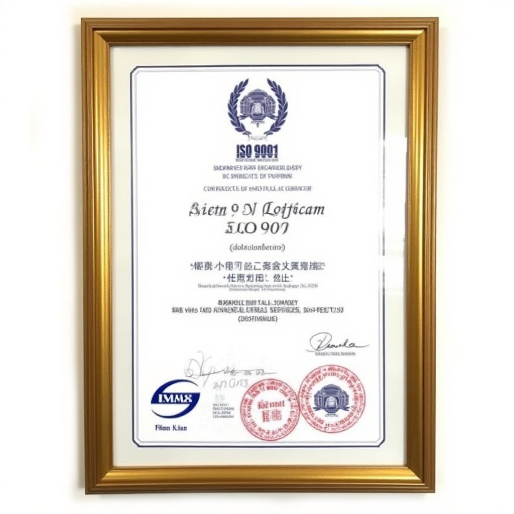 Certificación de Calidad ISO 9001
